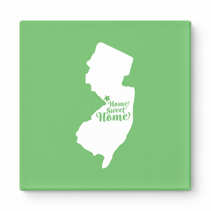 Home Sweet Trenton — New Jersey State Silhouette