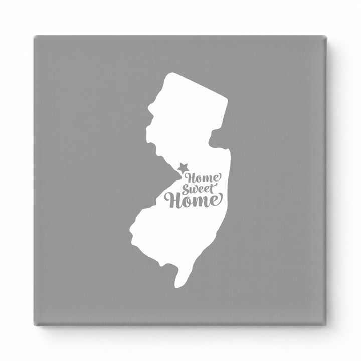 Home Sweet Trenton — New Jersey State Silhouette