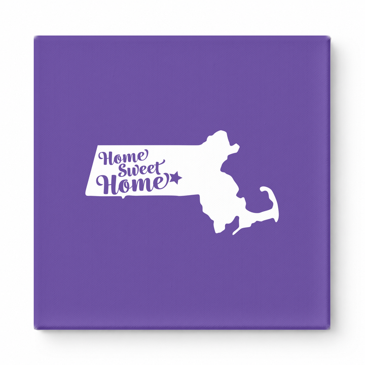 Home Sweet Home — Massachusetts State Silhouette