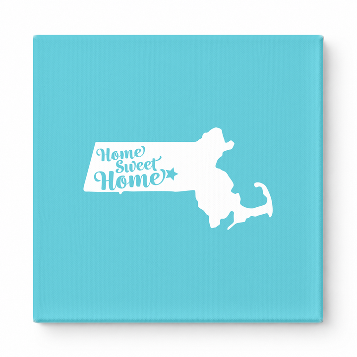 Home Sweet Home — Massachusetts State Silhouette