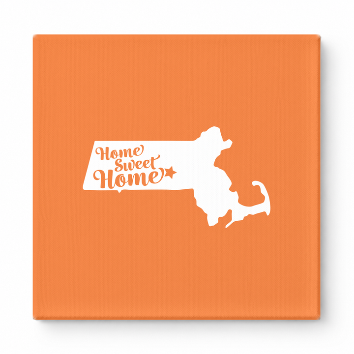 Home Sweet Home — Massachusetts State Silhouette