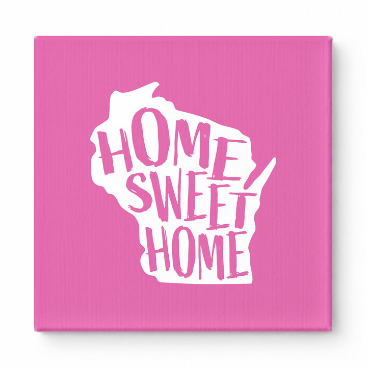 HOME SWEET HOME — Wisconsin State Silhouette
