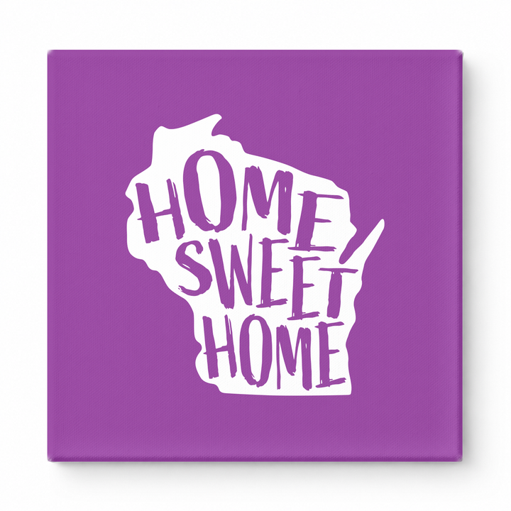 HOME SWEET HOME — Wisconsin State Silhouette