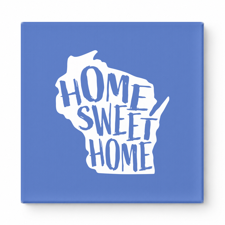 HOME SWEET HOME — Wisconsin State Silhouette