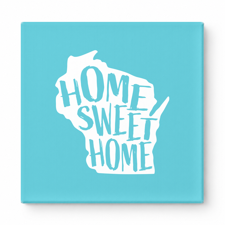 HOME SWEET HOME — Wisconsin State Silhouette