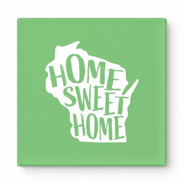 Home Sweet Home — Wisconsin State Silhouette