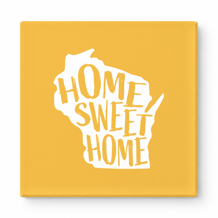 HOME SWEET HOME — Wisconsin State Silhouette