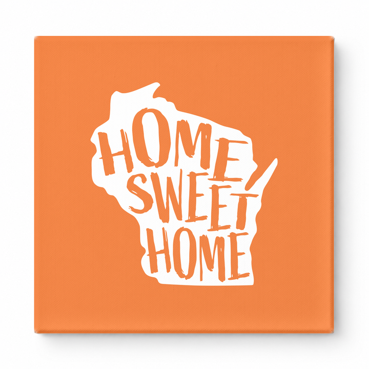 HOME SWEET HOME — Wisconsin State Silhouette
