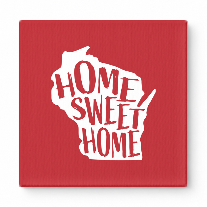 HOME SWEET HOME — Wisconsin State Silhouette