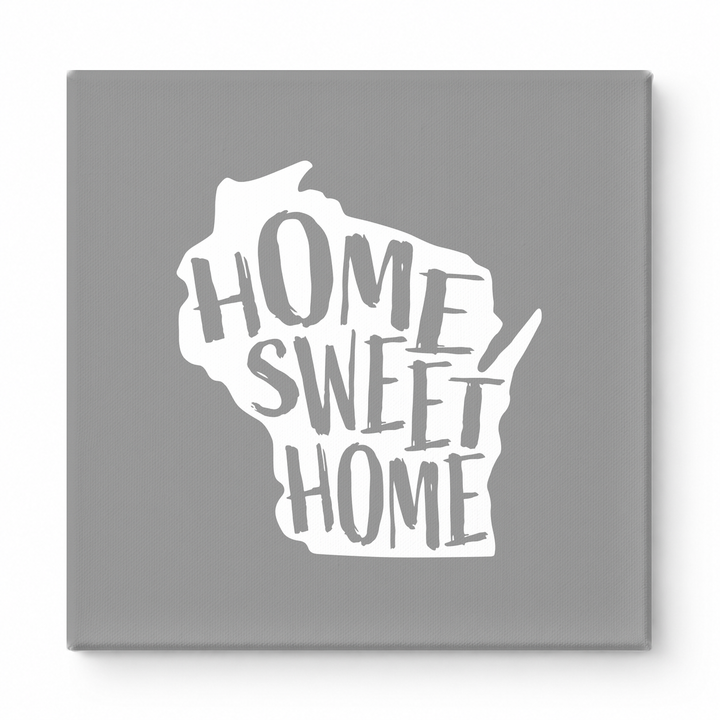 HOME SWEET HOME — Wisconsin State Silhouette