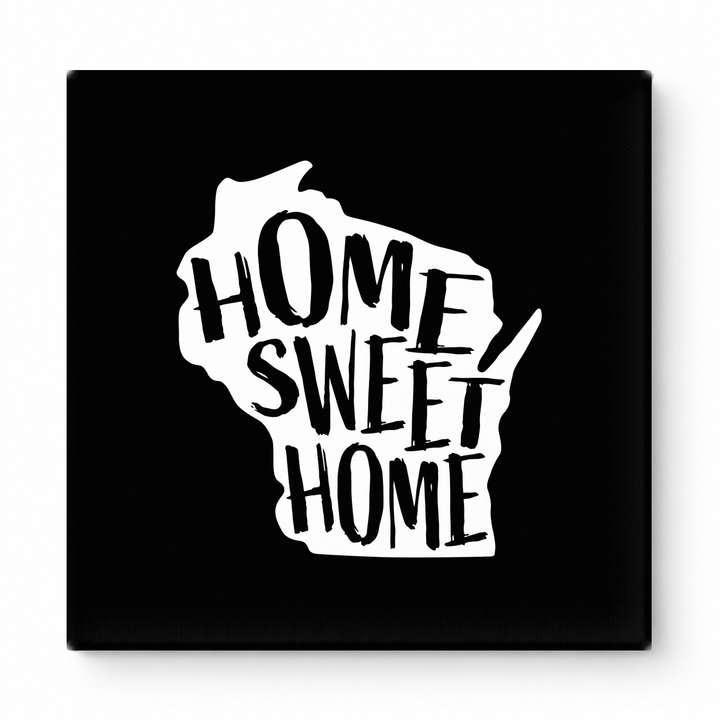 Home Sweet Home — Wisconsin State Silhouette