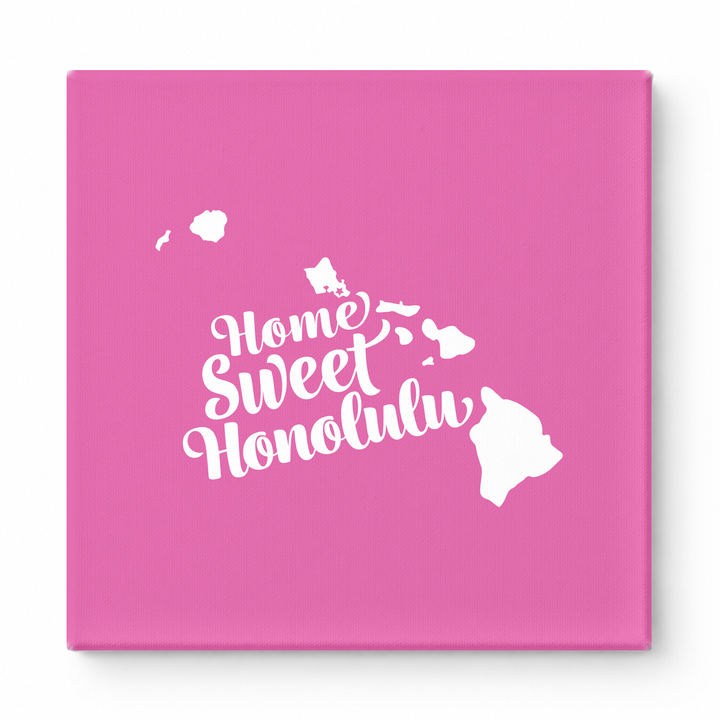 Home Sweet Honolulu — Hawaii State Silhouette