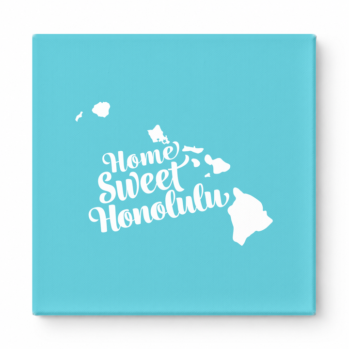 Home Sweet Honolulu — Hawaii State Silhouette