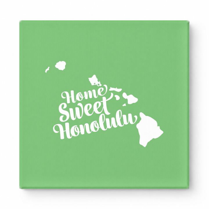 Home Sweet Honolulu — Hawaii State Silhouette