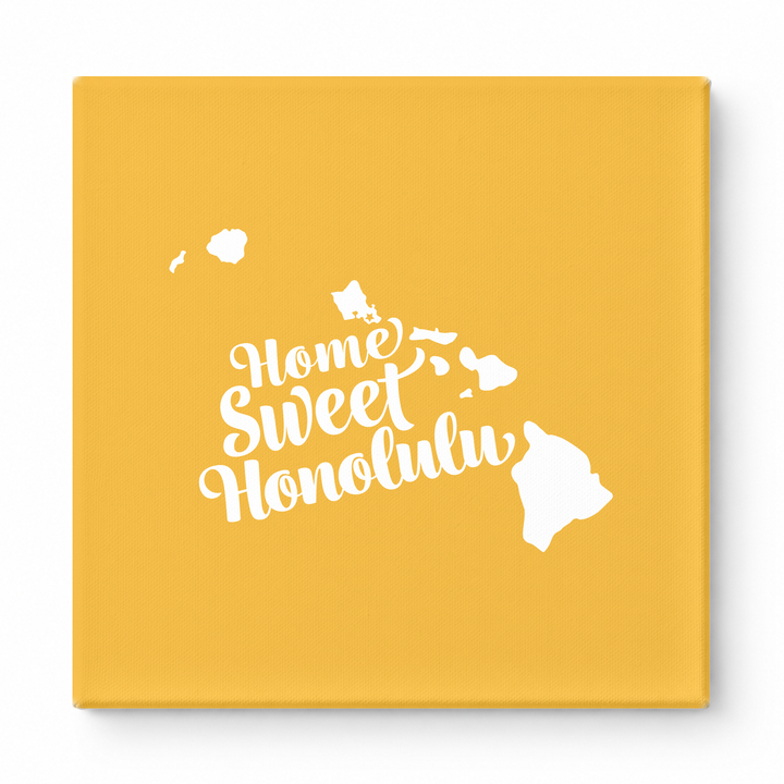 Home Sweet Honolulu — Hawaii State Silhouette