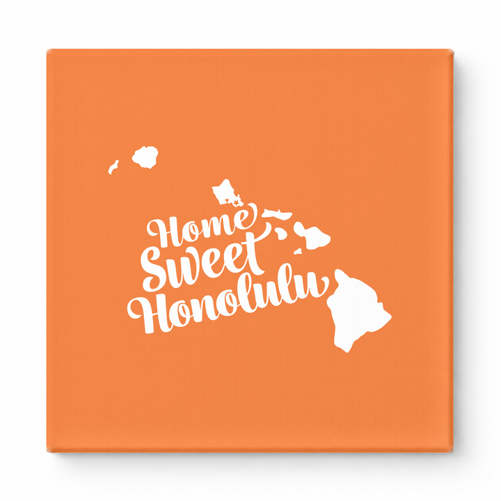 Home Sweet Honolulu — Hawaii State Silhouette