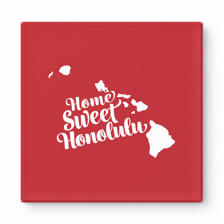 Home Sweet Honolulu — Hawaii State Silhouette