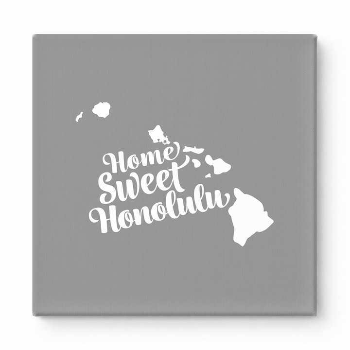 Home Sweet Honolulu — Hawaii State Silhouette
