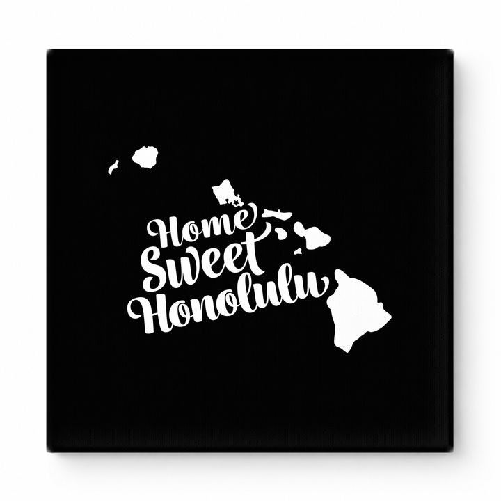 Home Sweet Honolulu — Hawaii State Silhouette