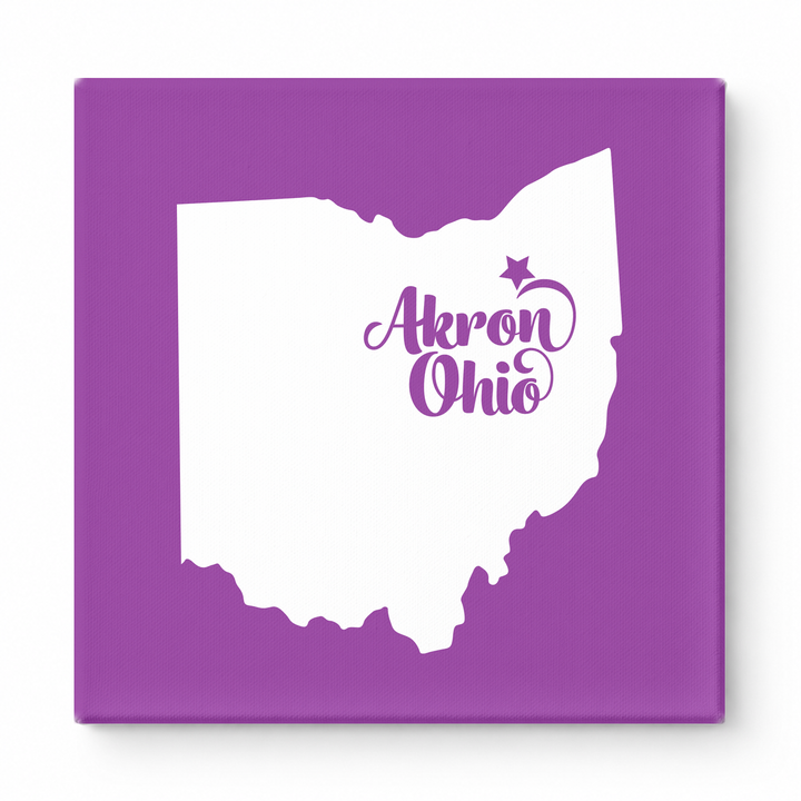 Home Sweet Akron — Ohio State Silhouette