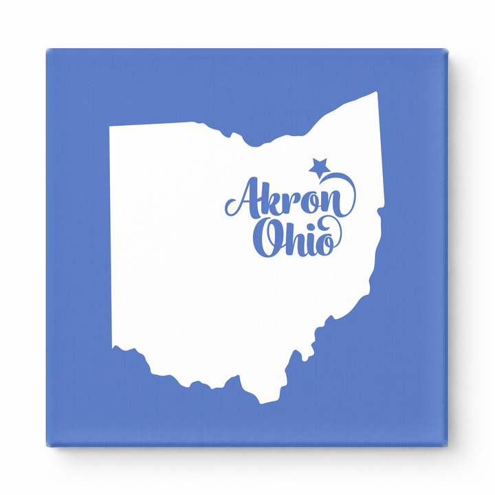 Home Sweet Akron — Ohio State Silhouette