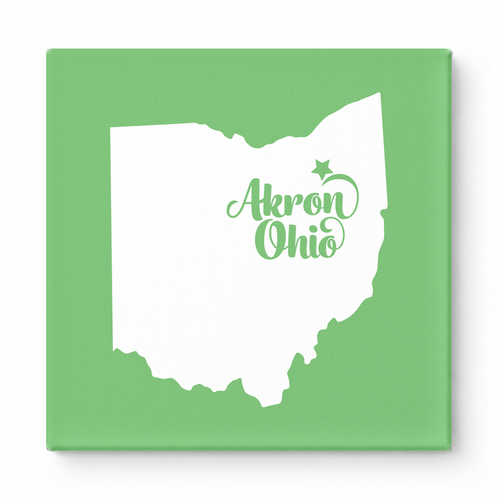 Home Sweet Akron — Ohio State Silhouette