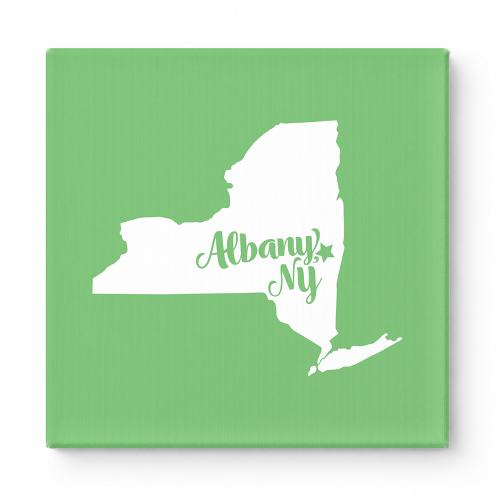 Home Sweet Albany — New York State Silhouette