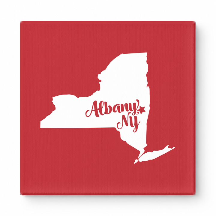 Home Sweet Albany — New York State Silhouette