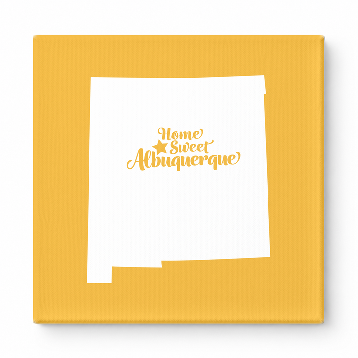 Home Sweet Albuquerque — New Mexico State Silhouette