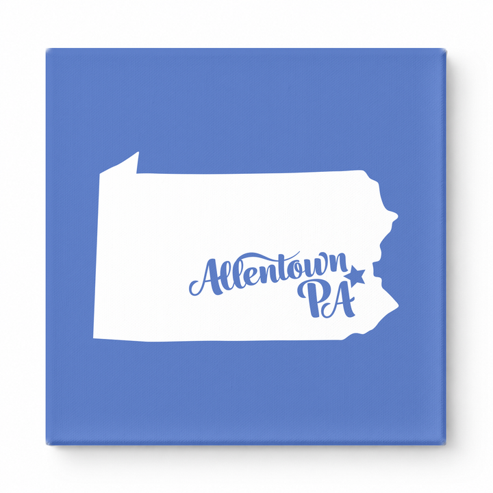 Home Sweet Allentown — Pennsylvania State Silhouette
