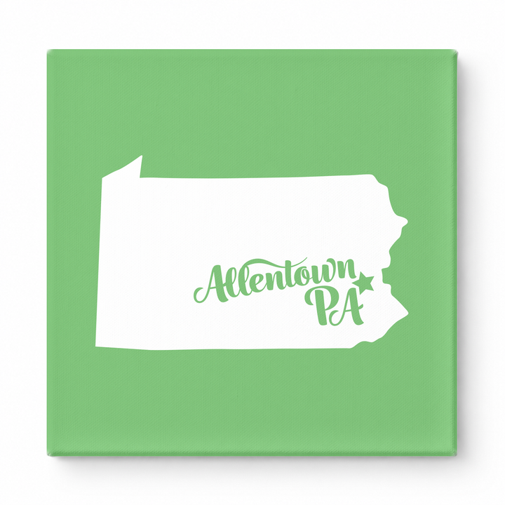 Home Sweet Allentown — Pennsylvania State Silhouette