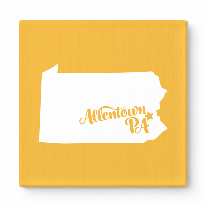 Home Sweet Allentown — Pennsylvania State Silhouette