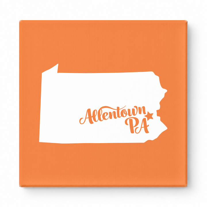 Home Sweet Allentown — Pennsylvania State Silhouette