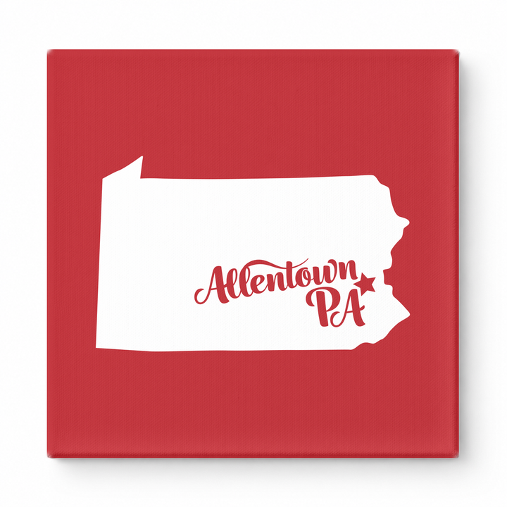Home Sweet Allentown — Pennsylvania State Silhouette