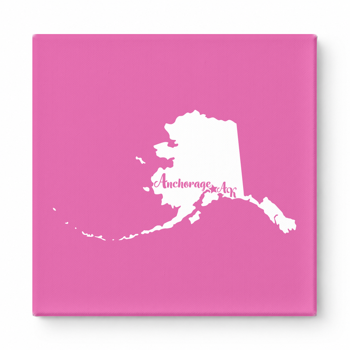 Home Sweet Anchorage — Alaska State Silhouette
