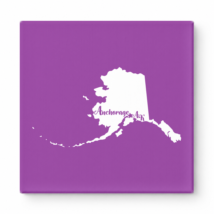 Home Sweet Anchorage — Alaska State Silhouette