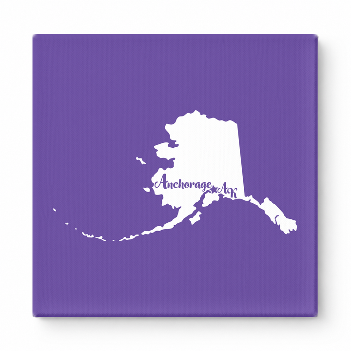 Home Sweet Anchorage — Alaska State Silhouette