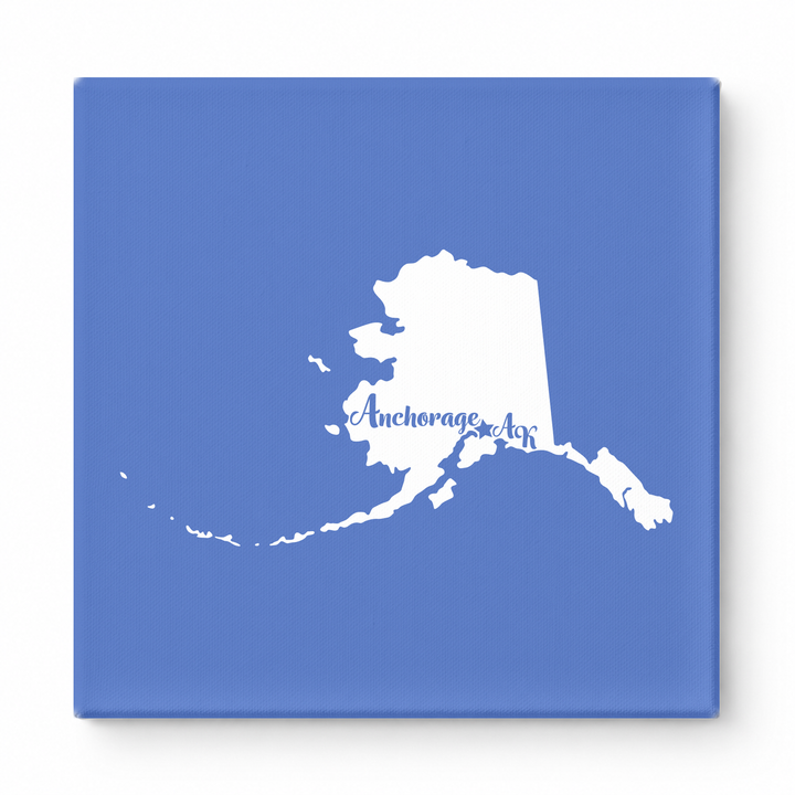 Home Sweet Anchorage — Alaska State Silhouette