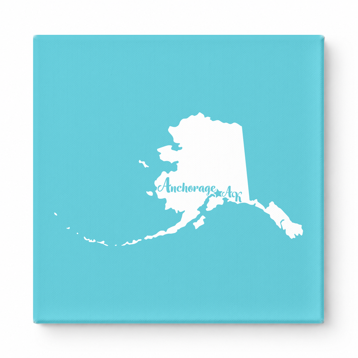 Home Sweet Anchorage — Alaska State Silhouette
