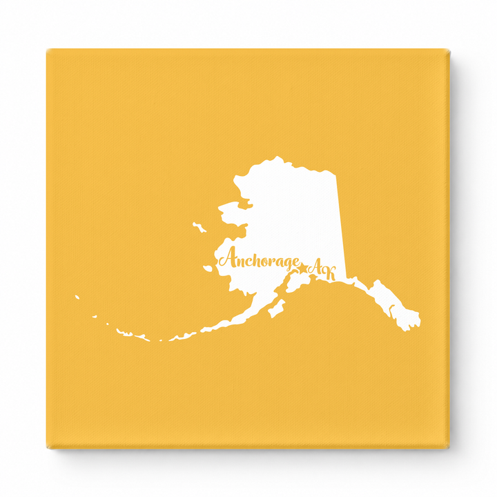 Home Sweet Anchorage — Alaska State Silhouette
