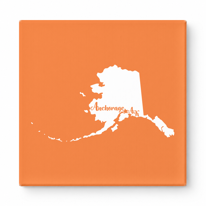 Home Sweet Anchorage — Alaska State Silhouette