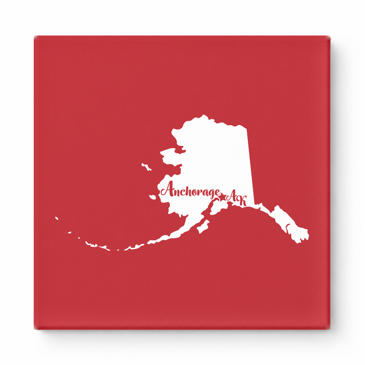 Home Sweet Anchorage — Alaska State Silhouette