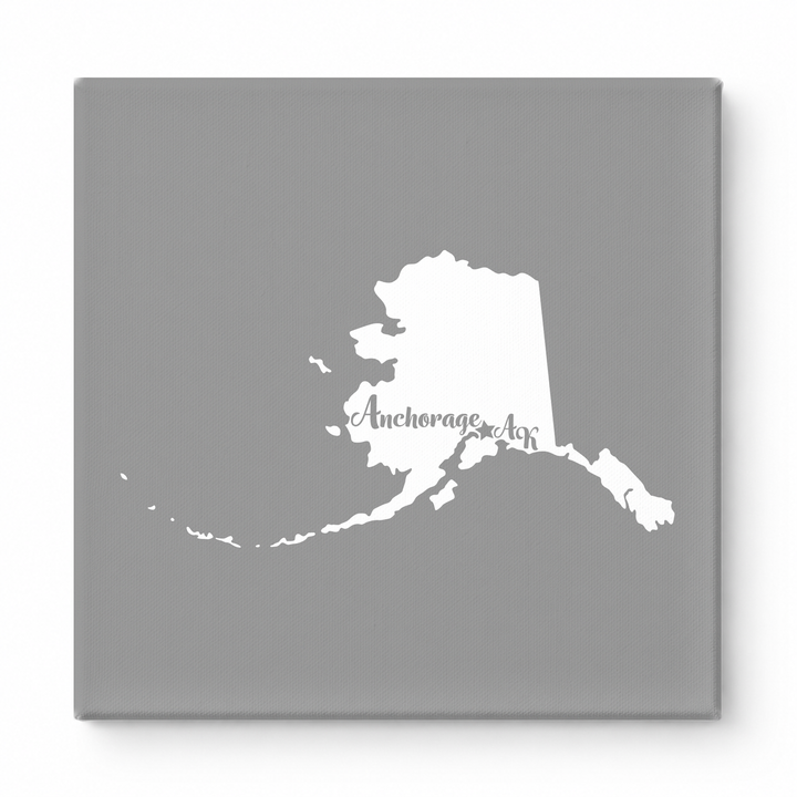 Home Sweet Anchorage — Alaska State Silhouette