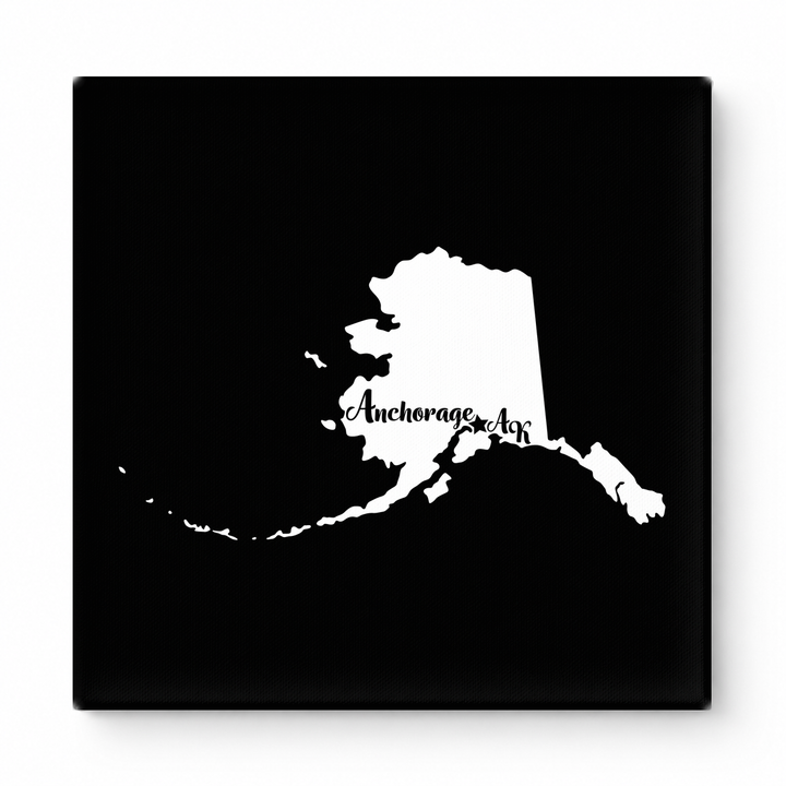 Home Sweet Anchorage — Alaska State Silhouette