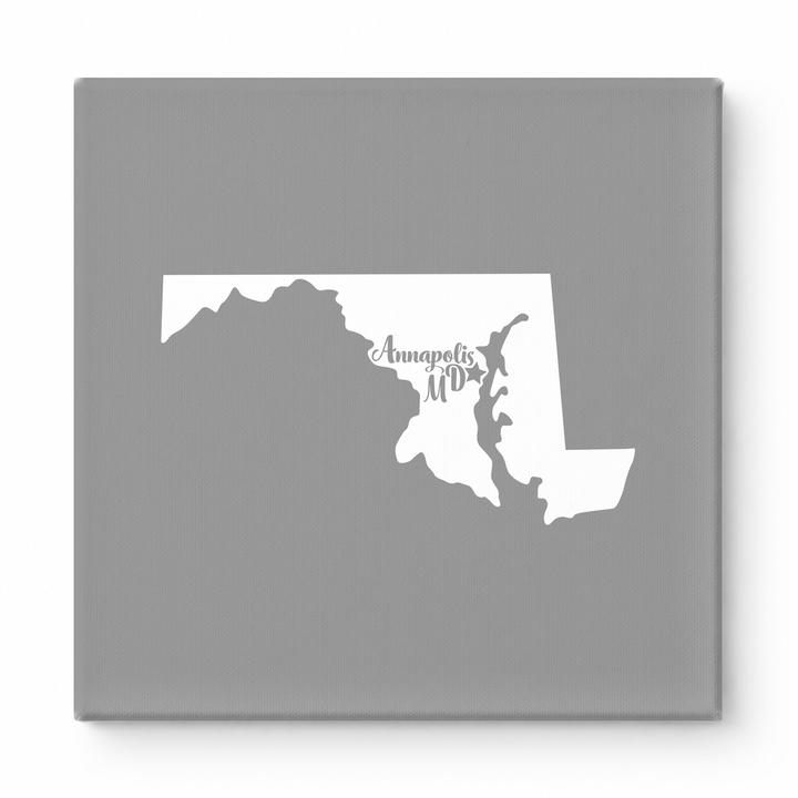 Home Sweet Annapolis — Maryland State Silhouette
