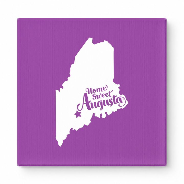 Home Sweet Augusta — Maine State Silhouette