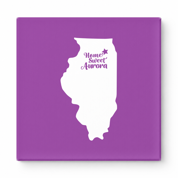 Home Sweet Aurora — Illinois State Silhouette