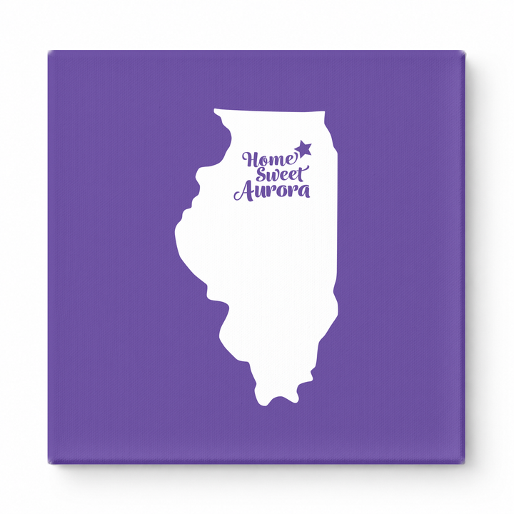 Home Sweet Aurora — Illinois State Silhouette