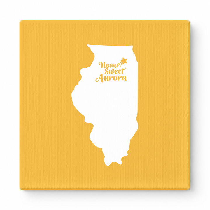 Home Sweet Aurora — Illinois State Silhouette