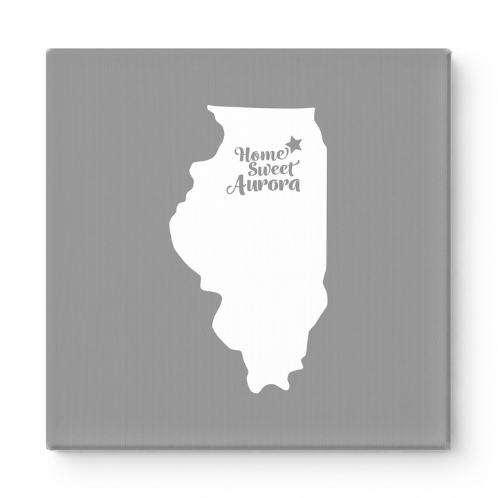 Home Sweet Aurora — Illinois State Silhouette